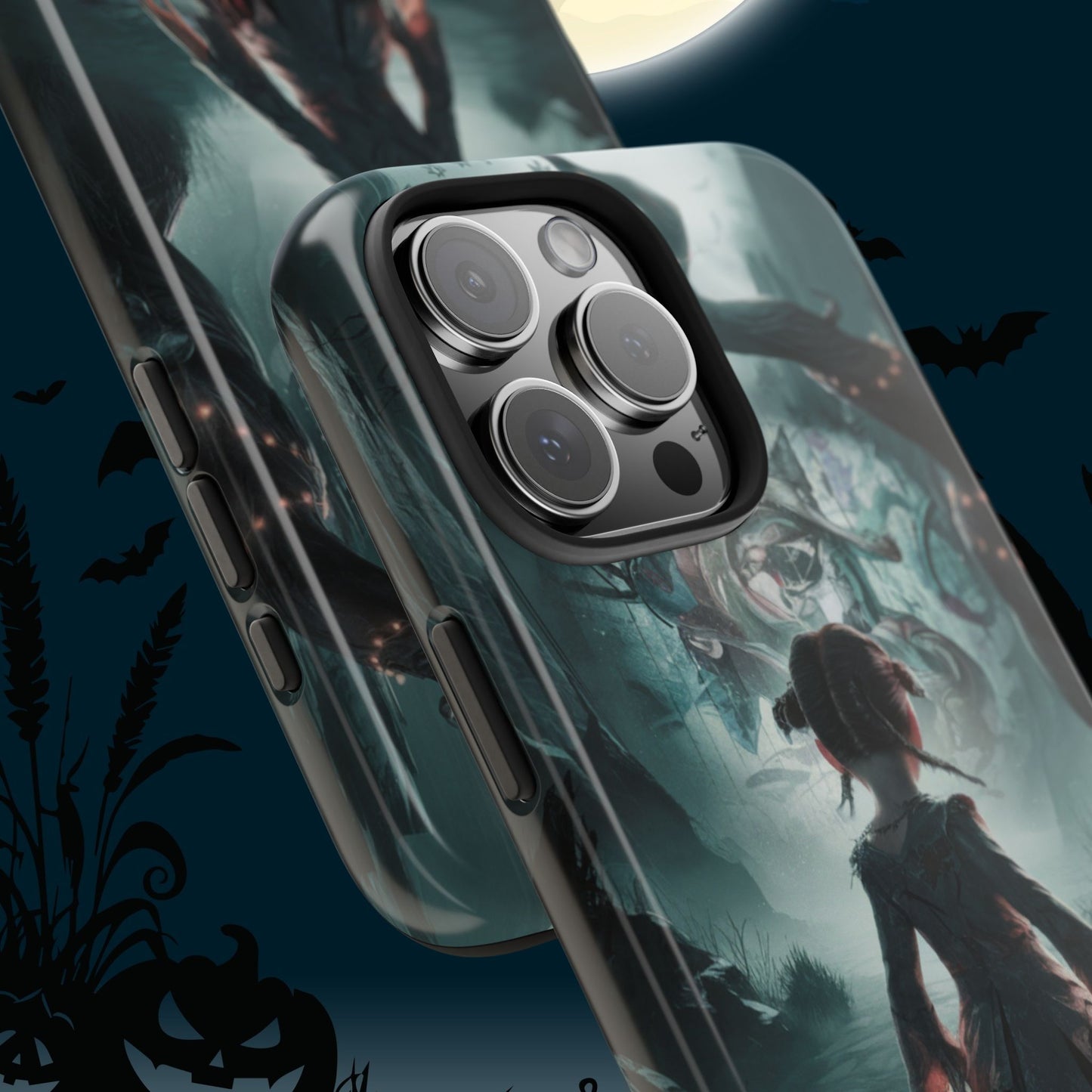 Feline Festivities Wireless Charging Support Tough Case.