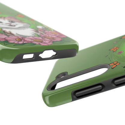 Green Mewsic Wireless Charging Support Tough Case
