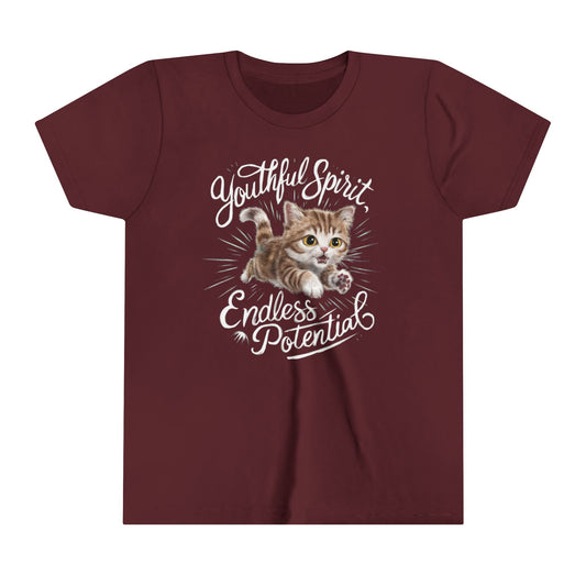 Youthful Spirit Endless Potential Youth Heavy Cotton T-Shirt