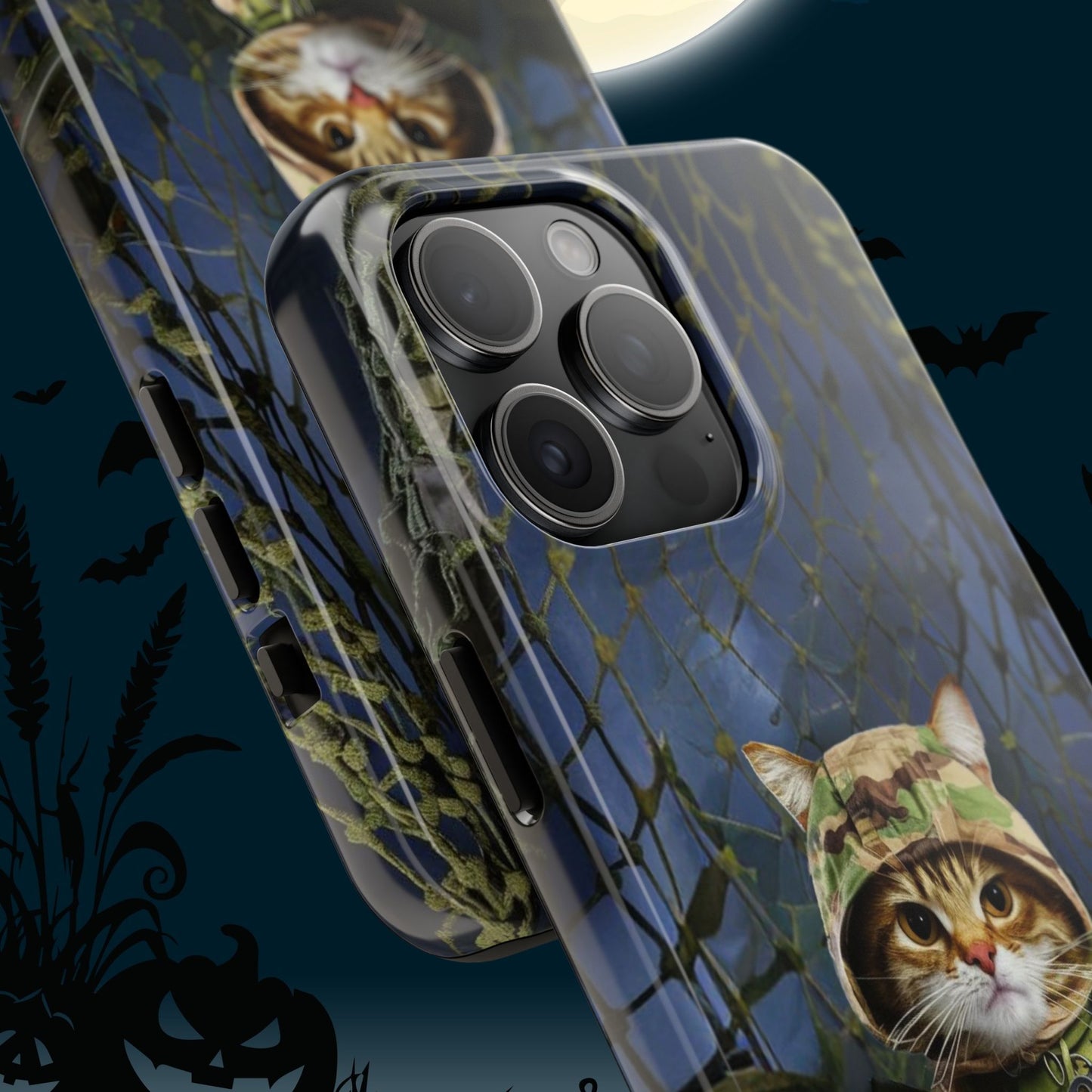 Meowter Armor Wireless Charging Support Tough Case
