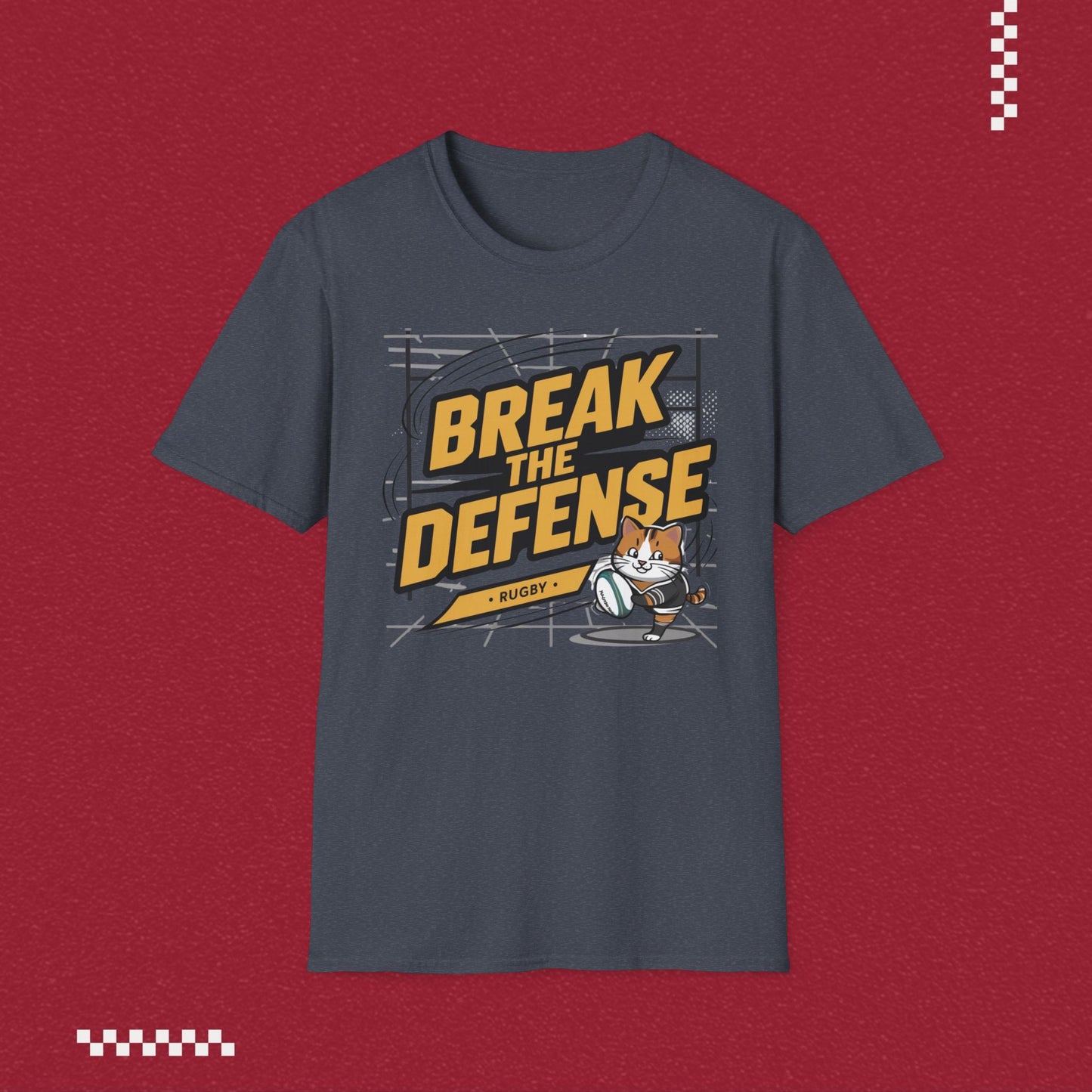 Break The Defence Crew Neck Cotton Men Tshirt