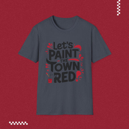 Let Paint Town Red Idiom Cotton T-Shirt