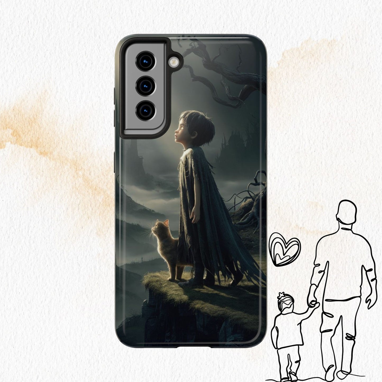Mini Me Shield Wireless Charging Support Tough Case