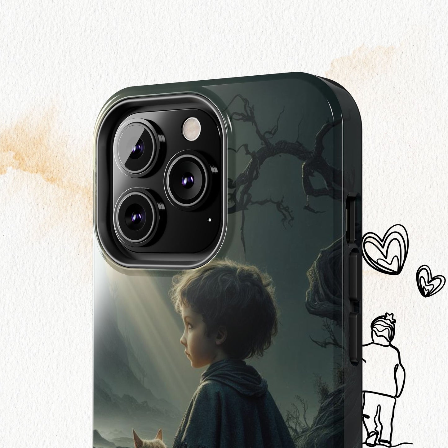 Meowtime Mate Wireless Charging Support Tough Case.