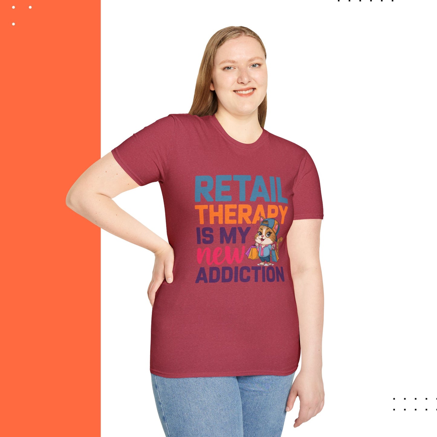 Retail Therapy Cotton T-Shirt