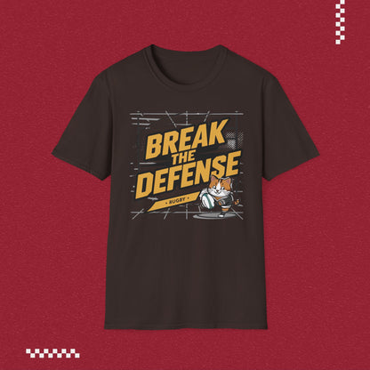 Break The Defence Crew Neck Cotton Men Tshirt
