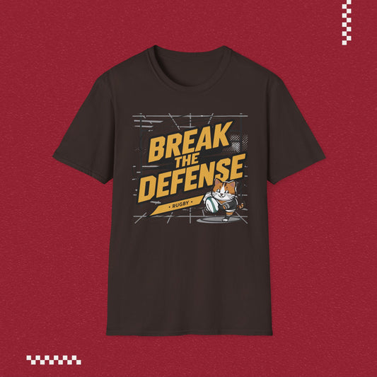 Break The Defence Crew Neck Cotton Men Tshirt