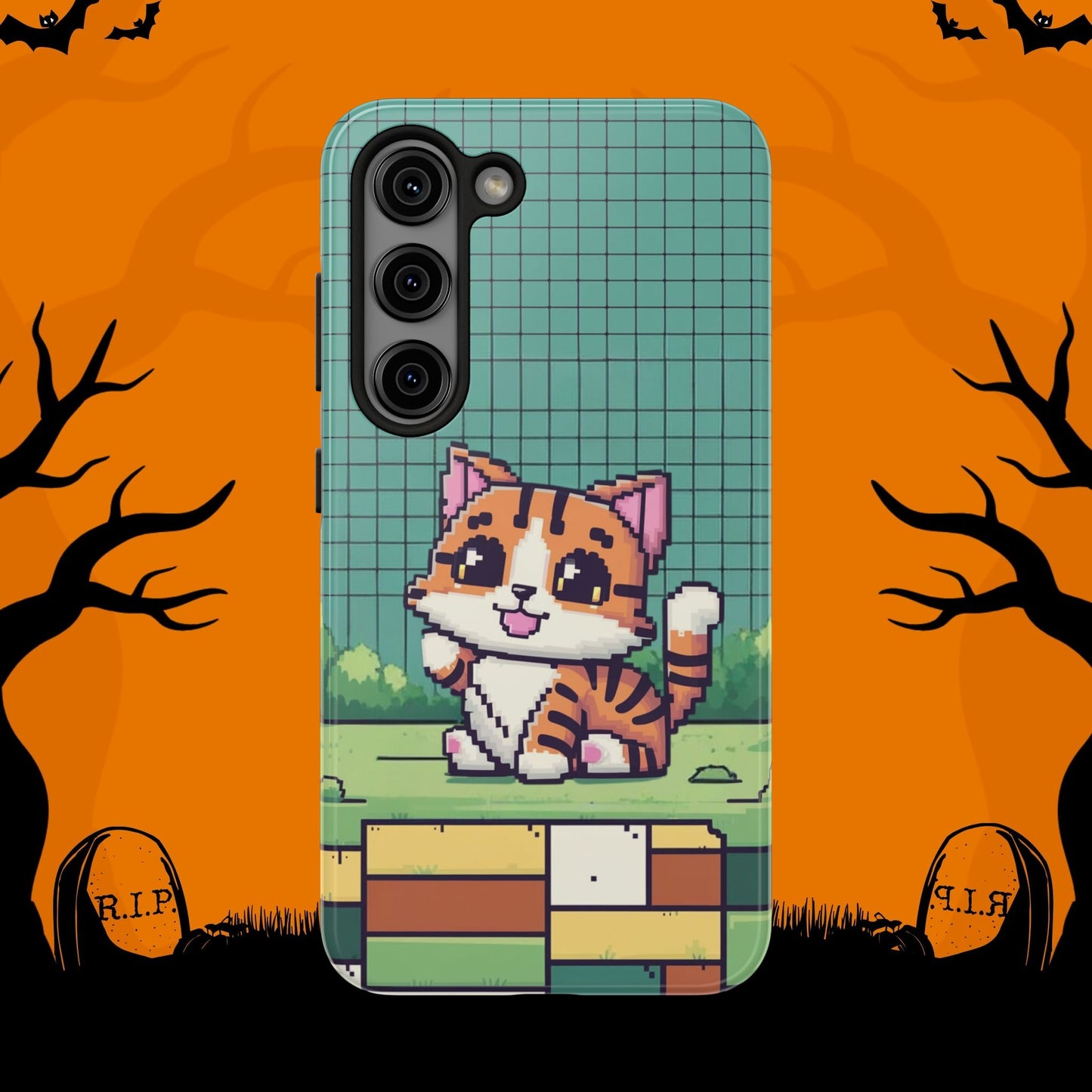 Meowmarabilia Wireless Charging Support Tough Case.