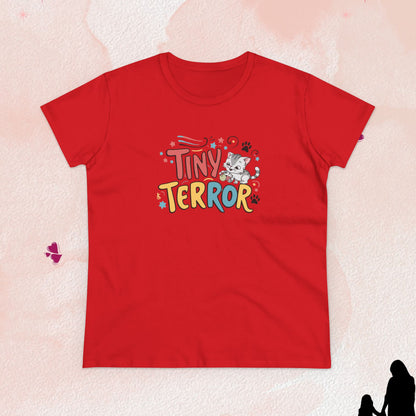 Tinny Terror Women Cotton Tshirt