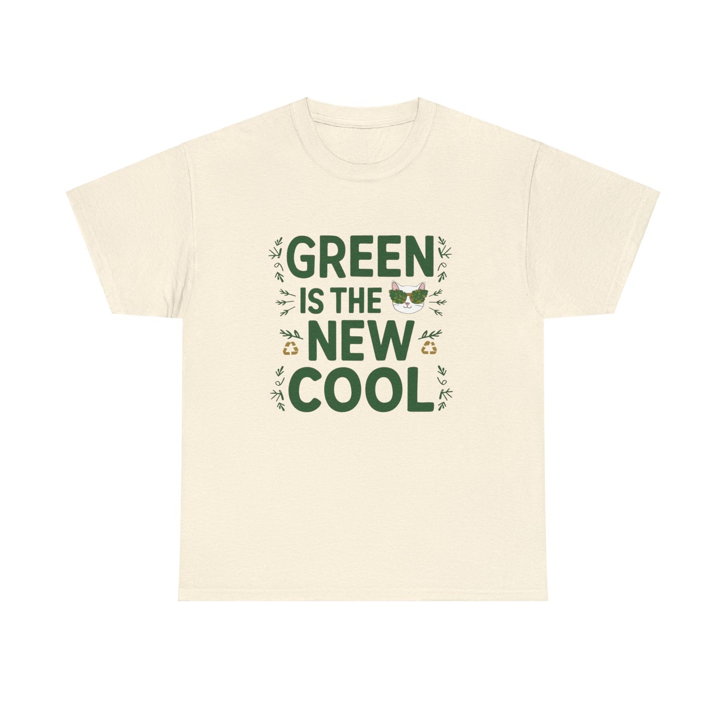 Green Is The New Cool Nature Cotton t Tee