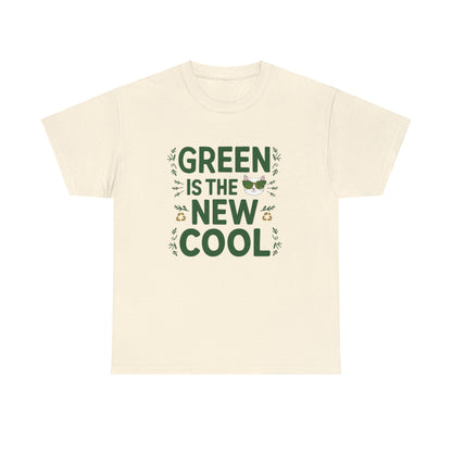 Green Is The New Cool Nature Cotton t Tee