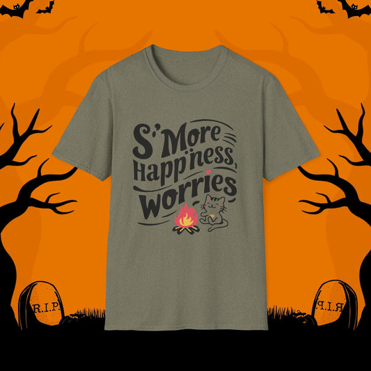 S'more Happiness Chocolate Marshmallow Cotton Men tee