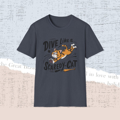 Dive Like Scaredy Cat Cotton Men Tee