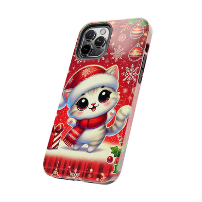 Merry Meows Wireless Charging Support Tough Case