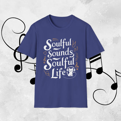 Soulful Sound Soulful Life Cotton Men Tshirt