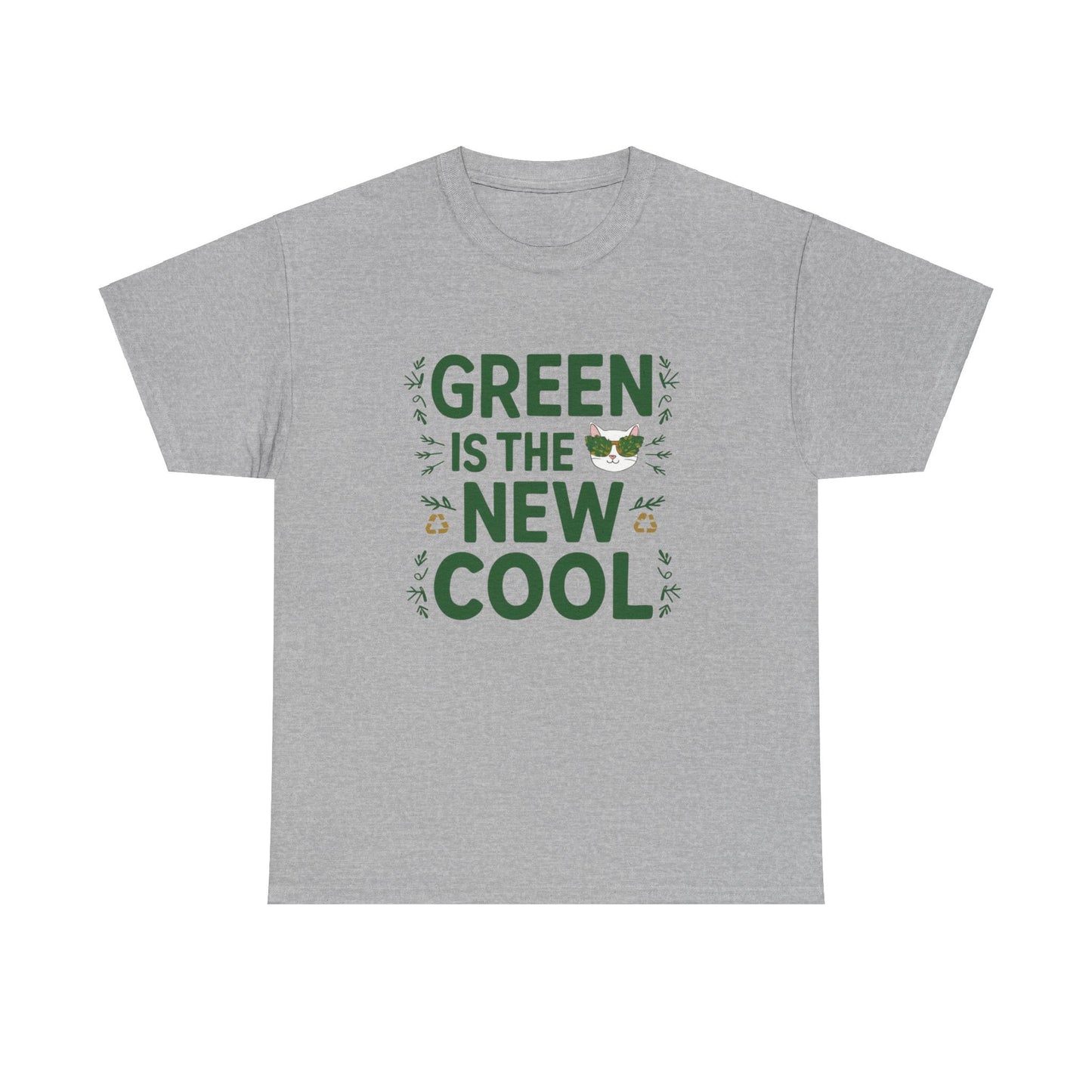 Green Is The New Cool Nature Cotton t Tee