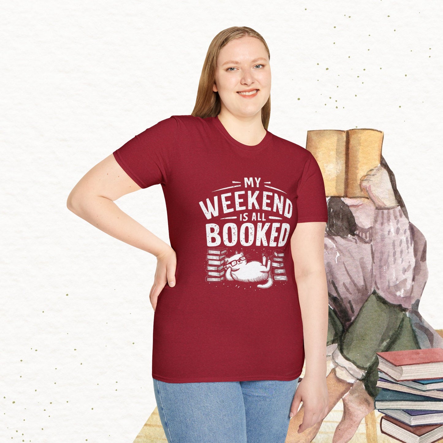 My Weekend Is All Booked Cotton Tee