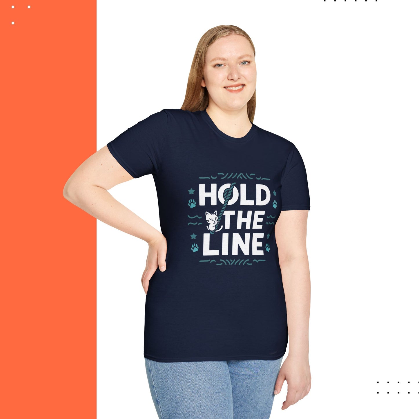 Hold The Line Cotton Tee