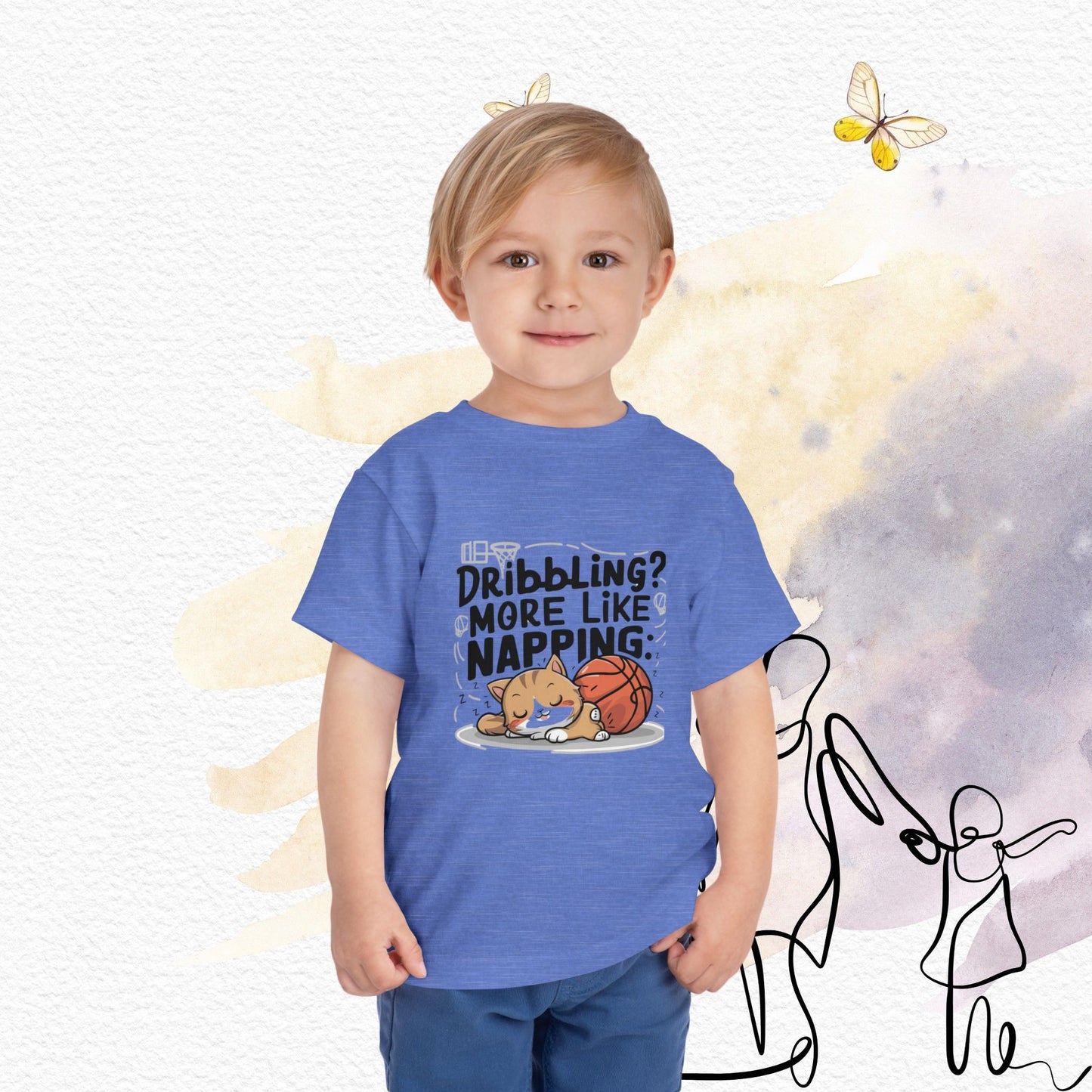 Dribbling More Like Napping Toddler Cotton T-Shirt