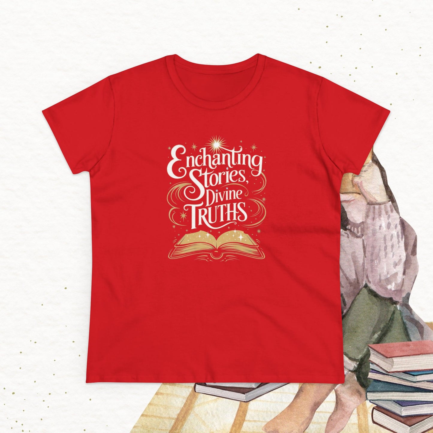 Spiritual Saga Women Cotton Tshirt