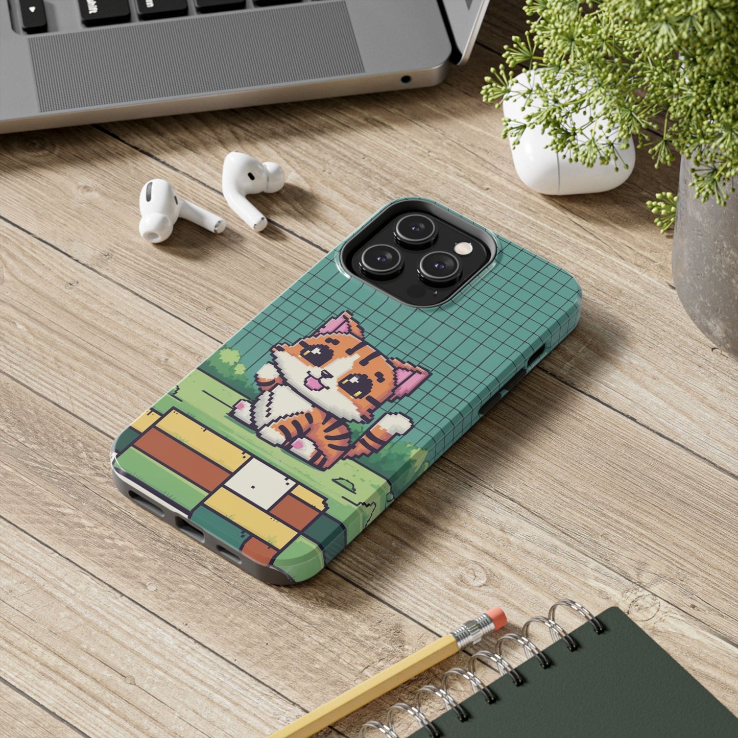 Meowmarabilia Wireless Charging Support Tough Case.