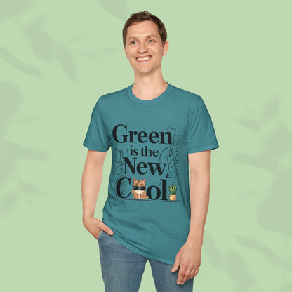 Green Is The New Cool Cotton T-Shirt