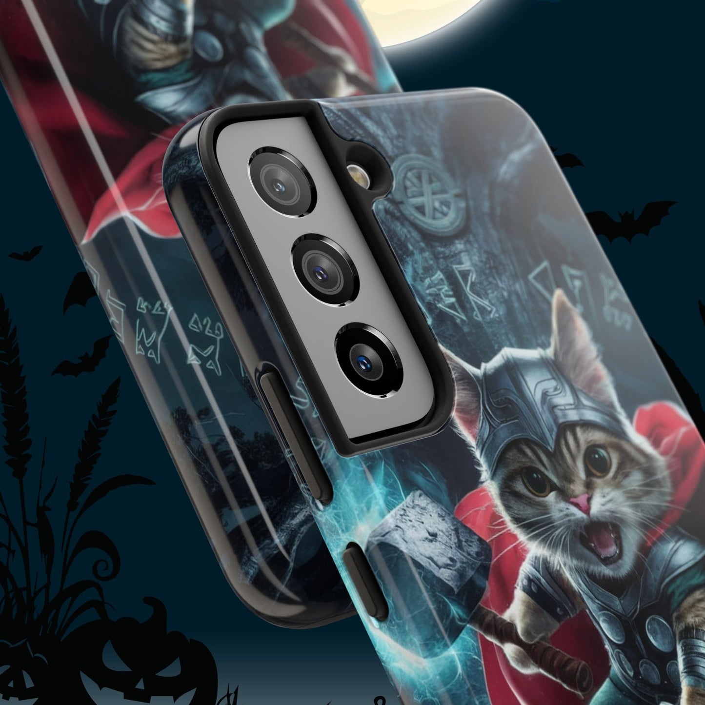Meow Mjolnir Wireless Charging Support Tough Case