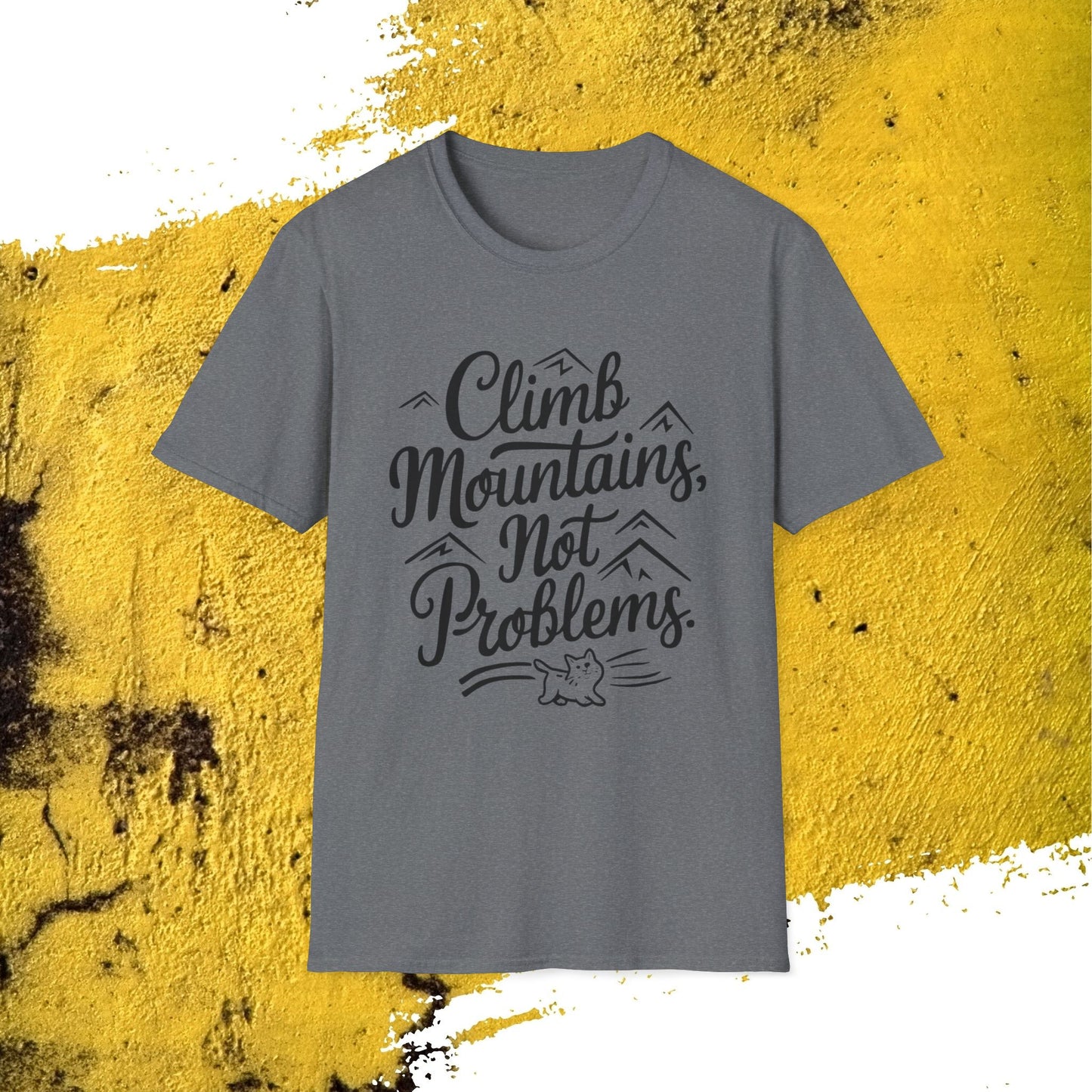 Climb Mountain Cotton T-Shirt