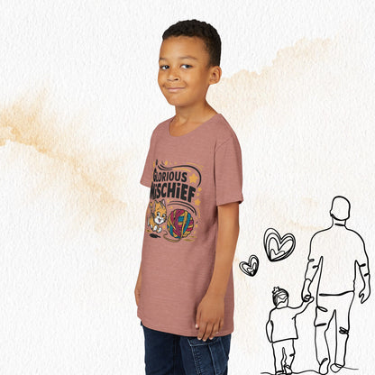 Glorious Mischief  Youth Heavy Cotton T-Shirt