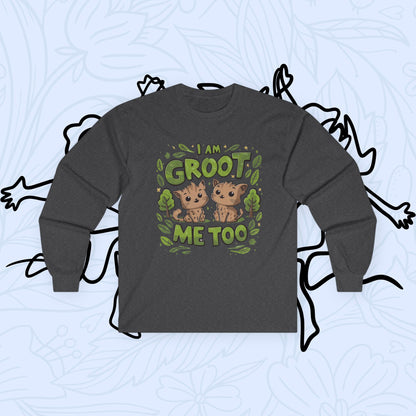 I am Groot Me Too Cotton Long Sleeve Tshirt