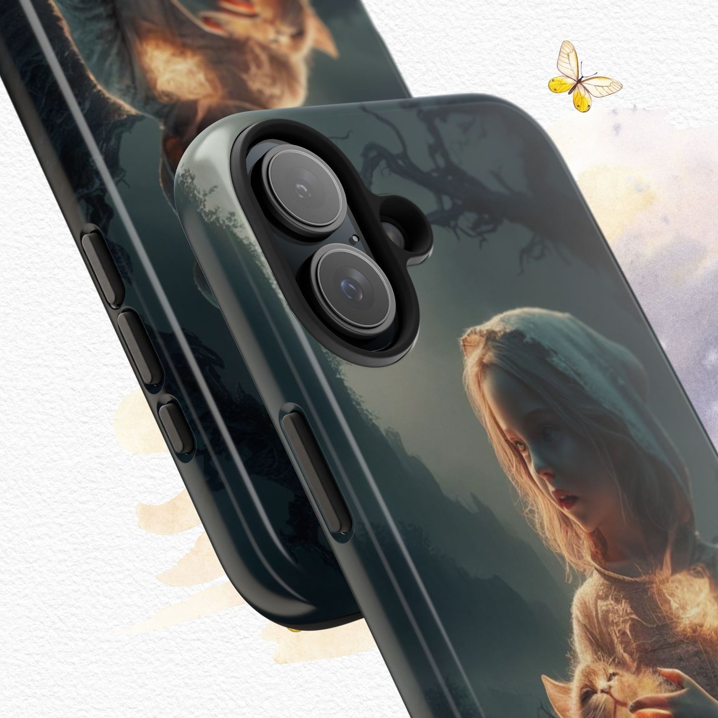 Glitter Guardian Wireless Charging Support Tough Case