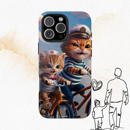 Nine Lives Wireless Charging Support Tough Case