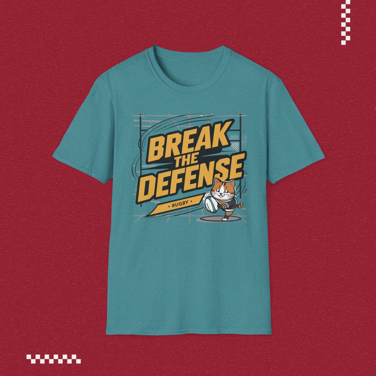 Break The Defence Crew Neck Cotton Men Tshirt