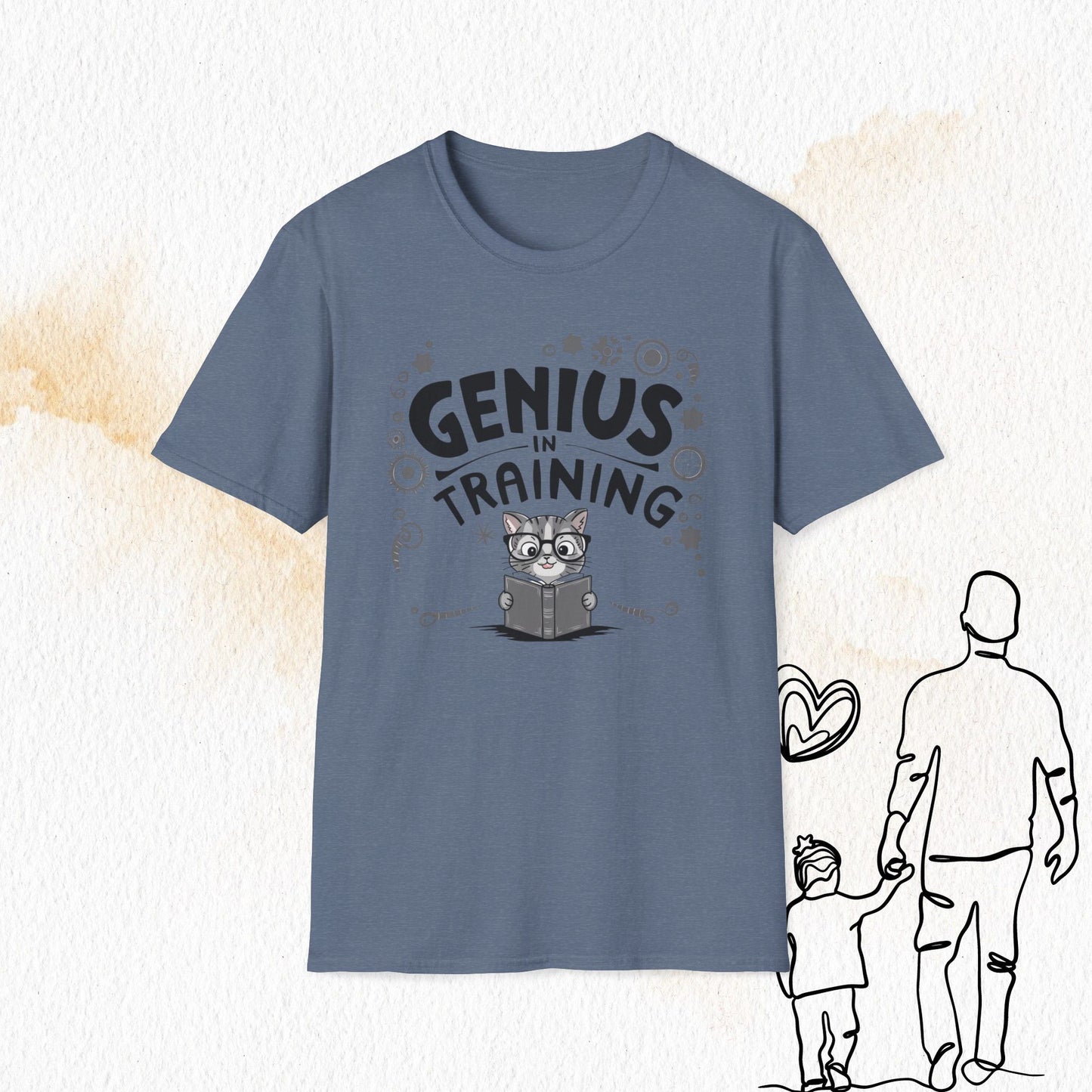 Genius In Training Cotton Men T-Shirt