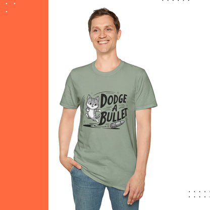 Dodge A Bullet Idiom Cotton T-Shirt