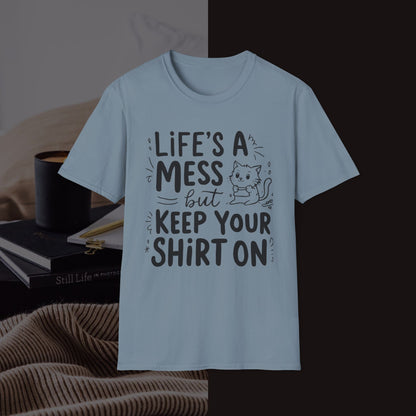 Life Messy Cotton T-Shirt