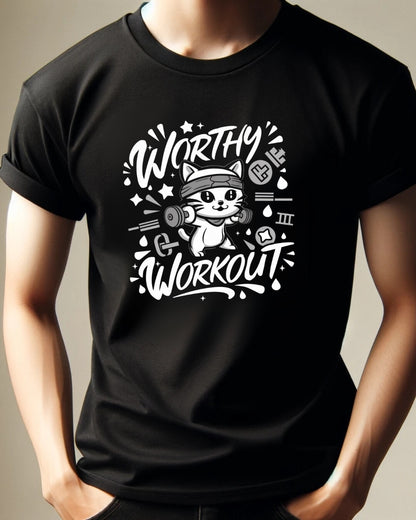 Worthy Workout Cotton T-Shirt