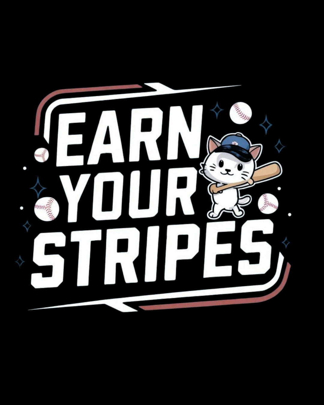 Earn Your Stripes Toddler Cotton T-Shirt