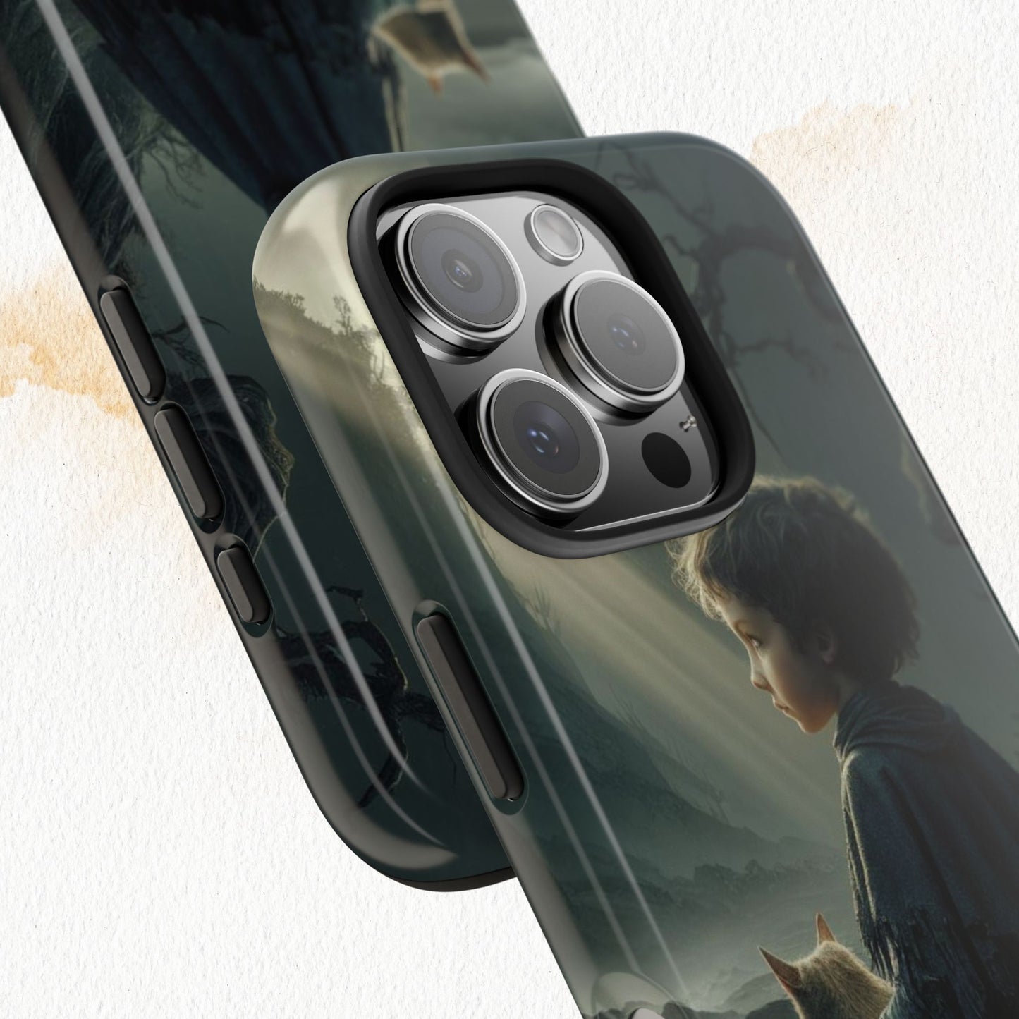 Meowtime Mate Wireless Charging Support Tough Case.