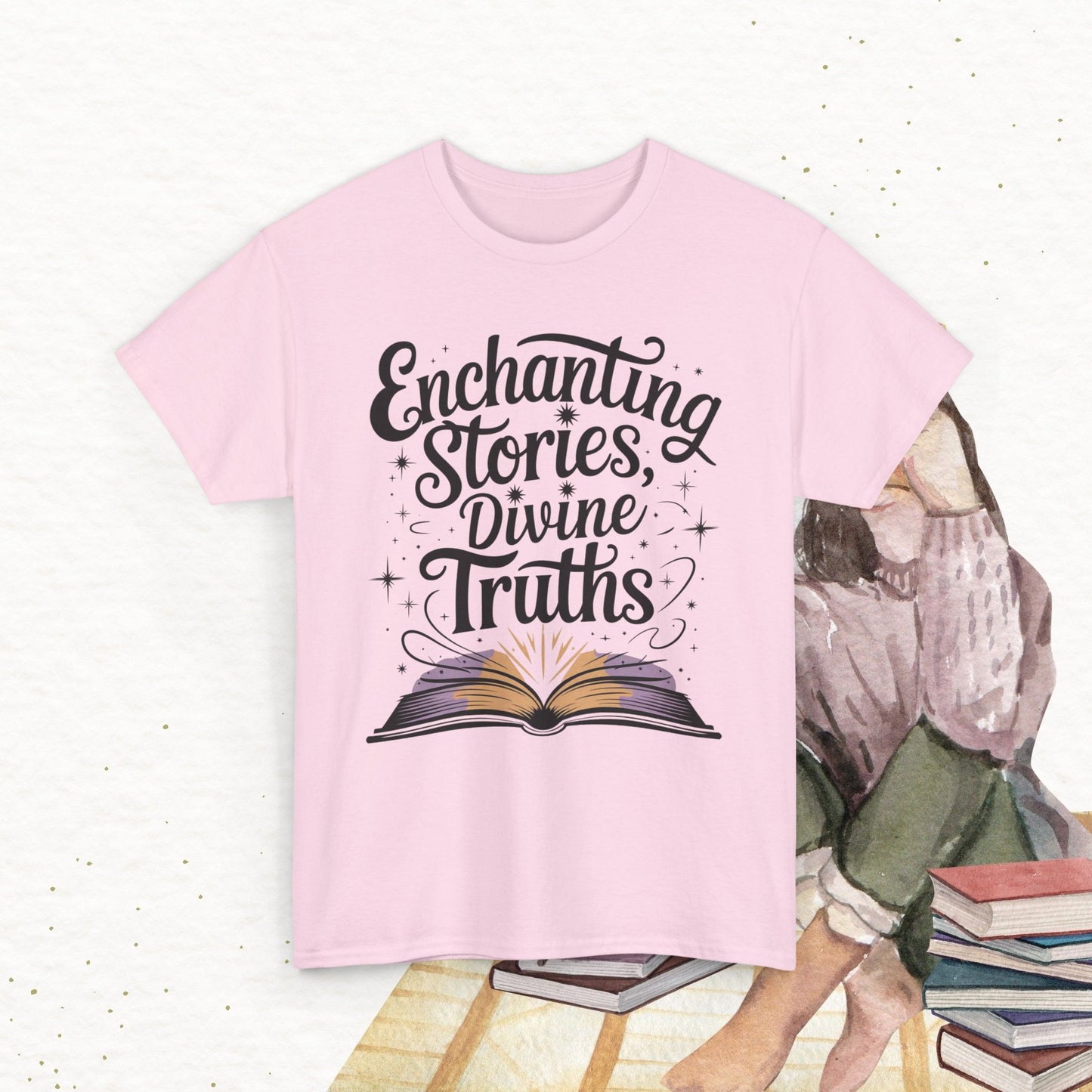 Spellbinding Story Cotton Tshirts