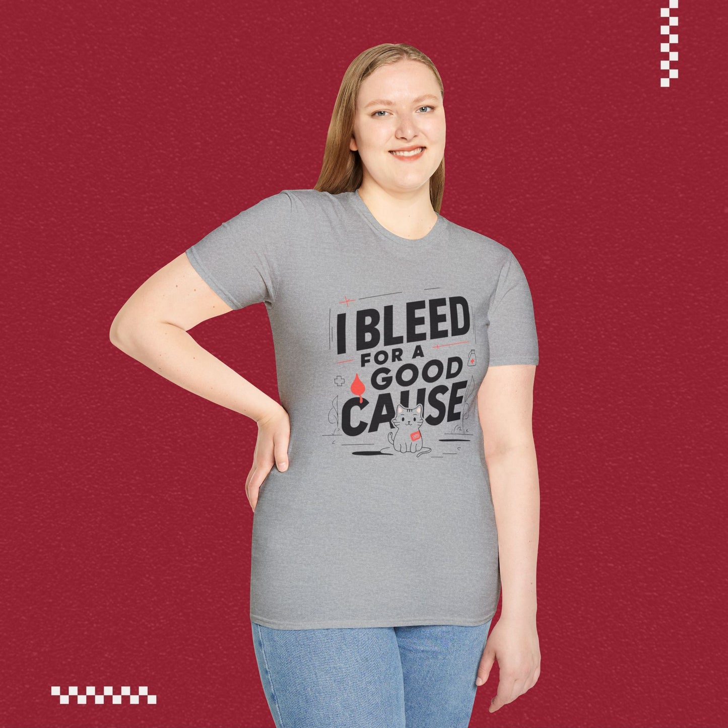 I Bleed For Good Cause Cotton T-Shirt