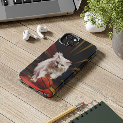 Alley-Oop Meow Wireless Charging Support Tough Case.