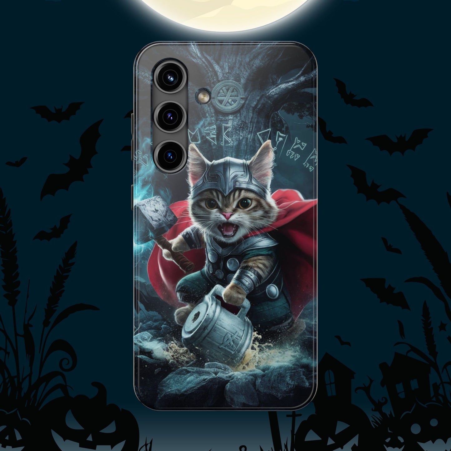 Meow Mjolnir Wireless Charging Support Tough Case