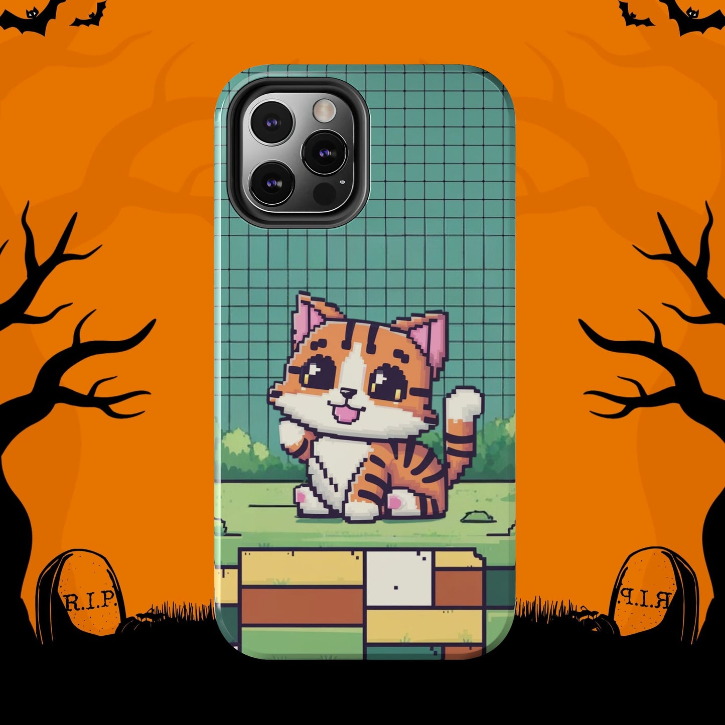 Meowmarabilia Wireless Charging Support Tough Case.