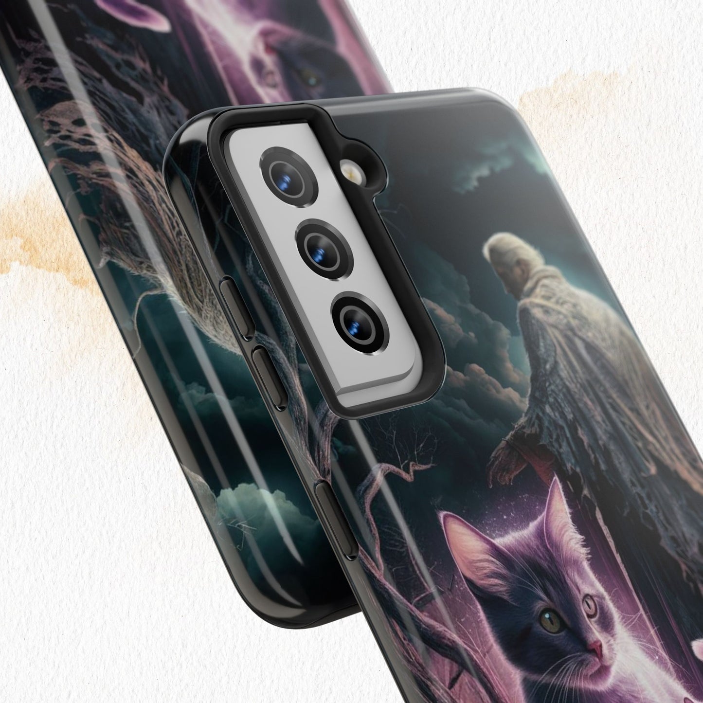 Meowmoirs Wireless Charging Support Tough Case