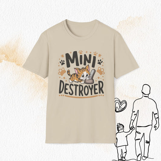Mini Destroyer Cotton Men T-Shirt
