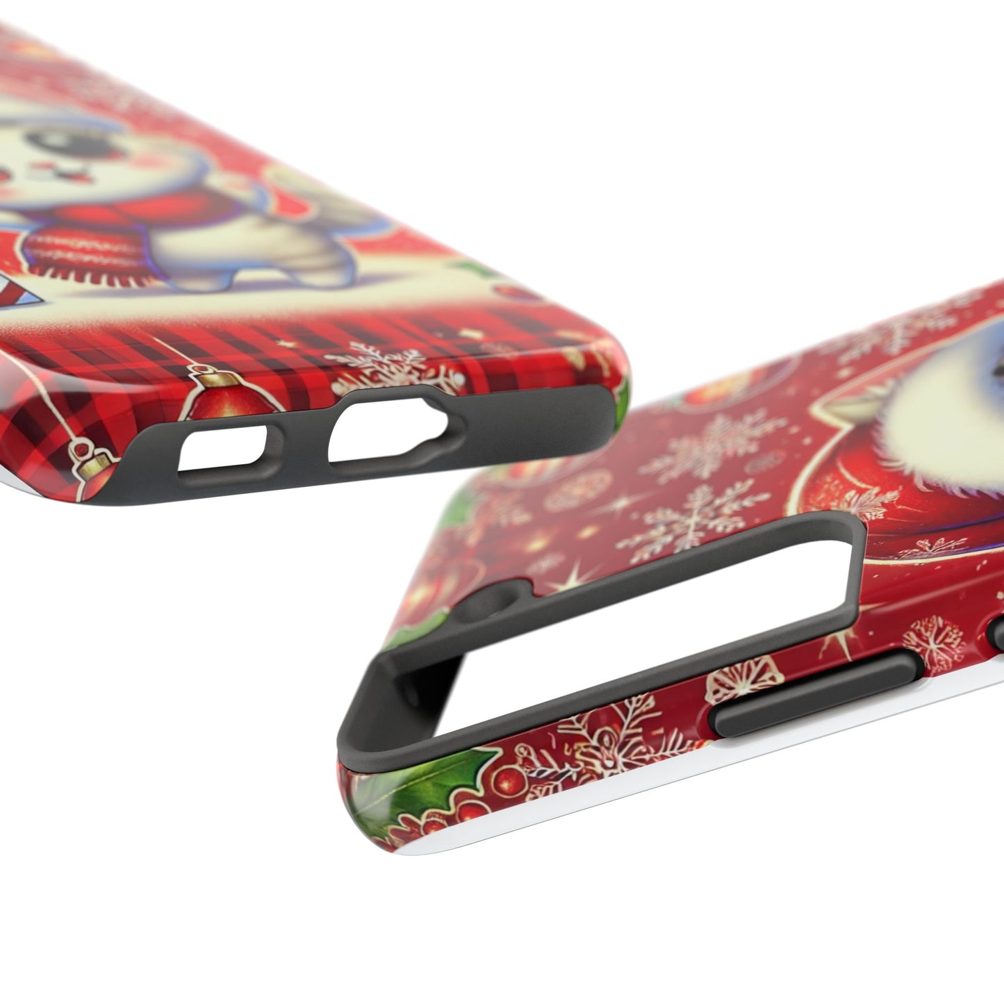 Merry Meows Wireless Charging Support Tough Case