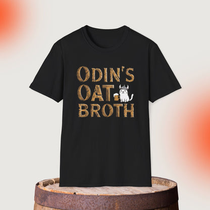 Odin Oat Broth Cotton Crew Neck Men Tshirt