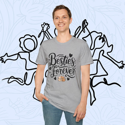 Besties Forever Cotton T-Shirt