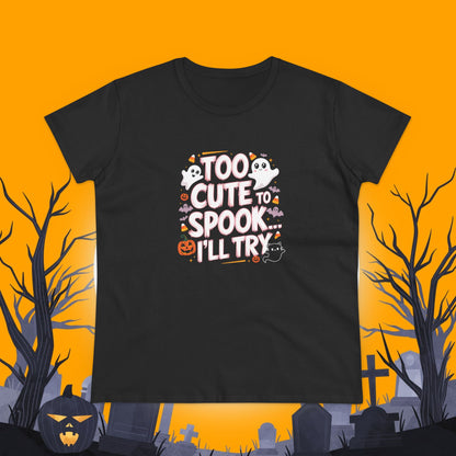 Spooky Delights Women Cotton Tshirt